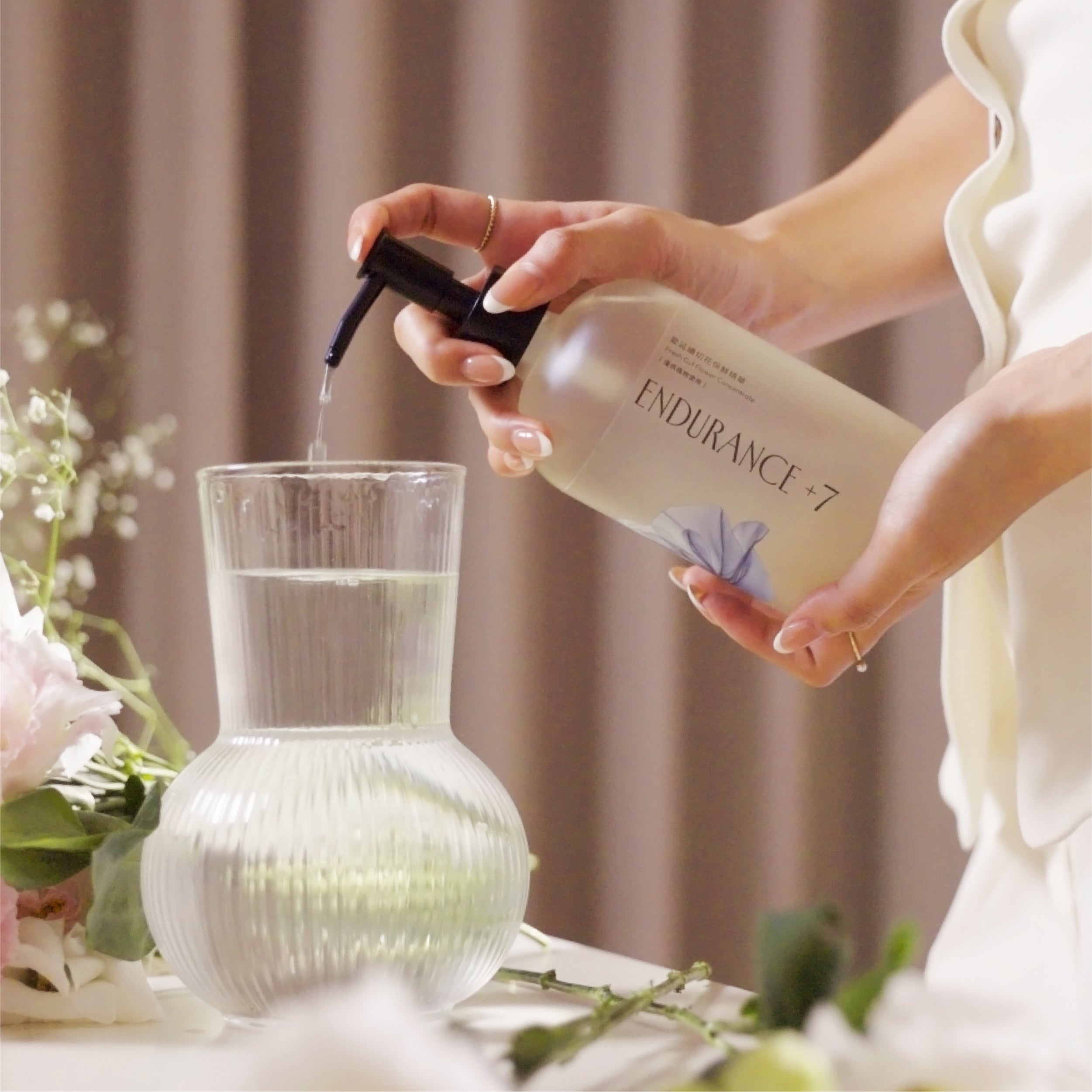 Endurance +7 愛延續切花保鮮噴霧500ml+精華400ml